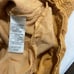 Anthropologie skirt women's XS yellow knee length linen blend side zip