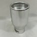 3A Racing Silver Aluminum Performance Muffler Tip Fits Pipes Up To 2-1/2” W Clip