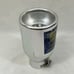 3A Racing Silver Aluminum Performance Muffler Tip Fits Pipes Up To 2-1/2” W Clip