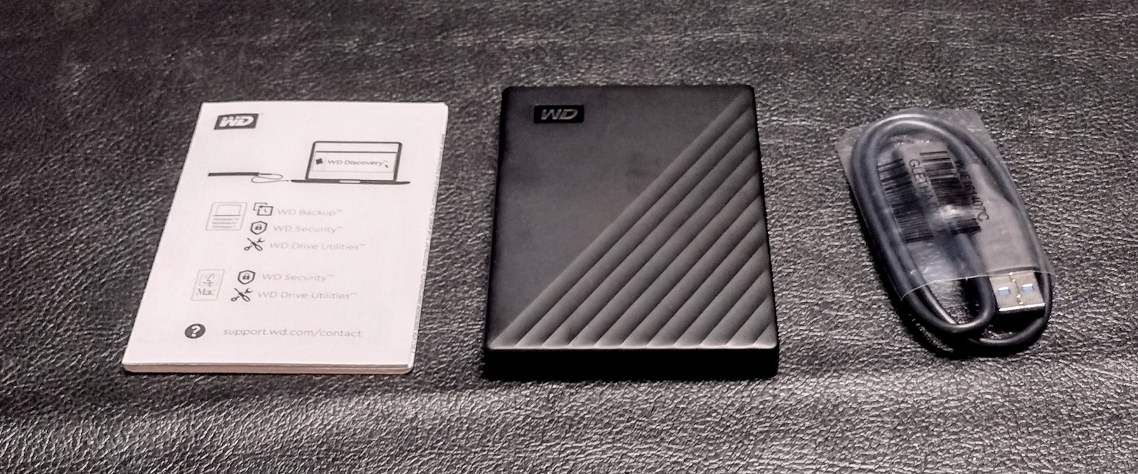 Brand New WD - My Passport 2TB External USB 3.0 Portable Hard Drive - Black. (No