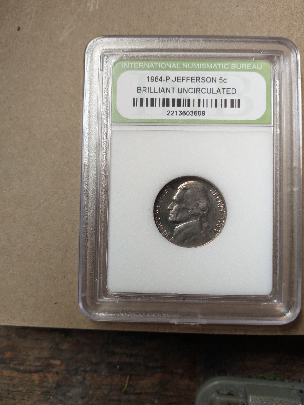 1964P Jefferson nickel BU