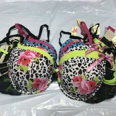 Lot of 12 Fancy Push-Up Bras Size 38B