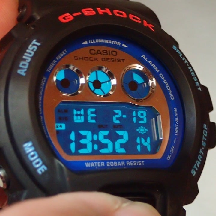 ⌚Casio G-Shock DW6900 custom negative display