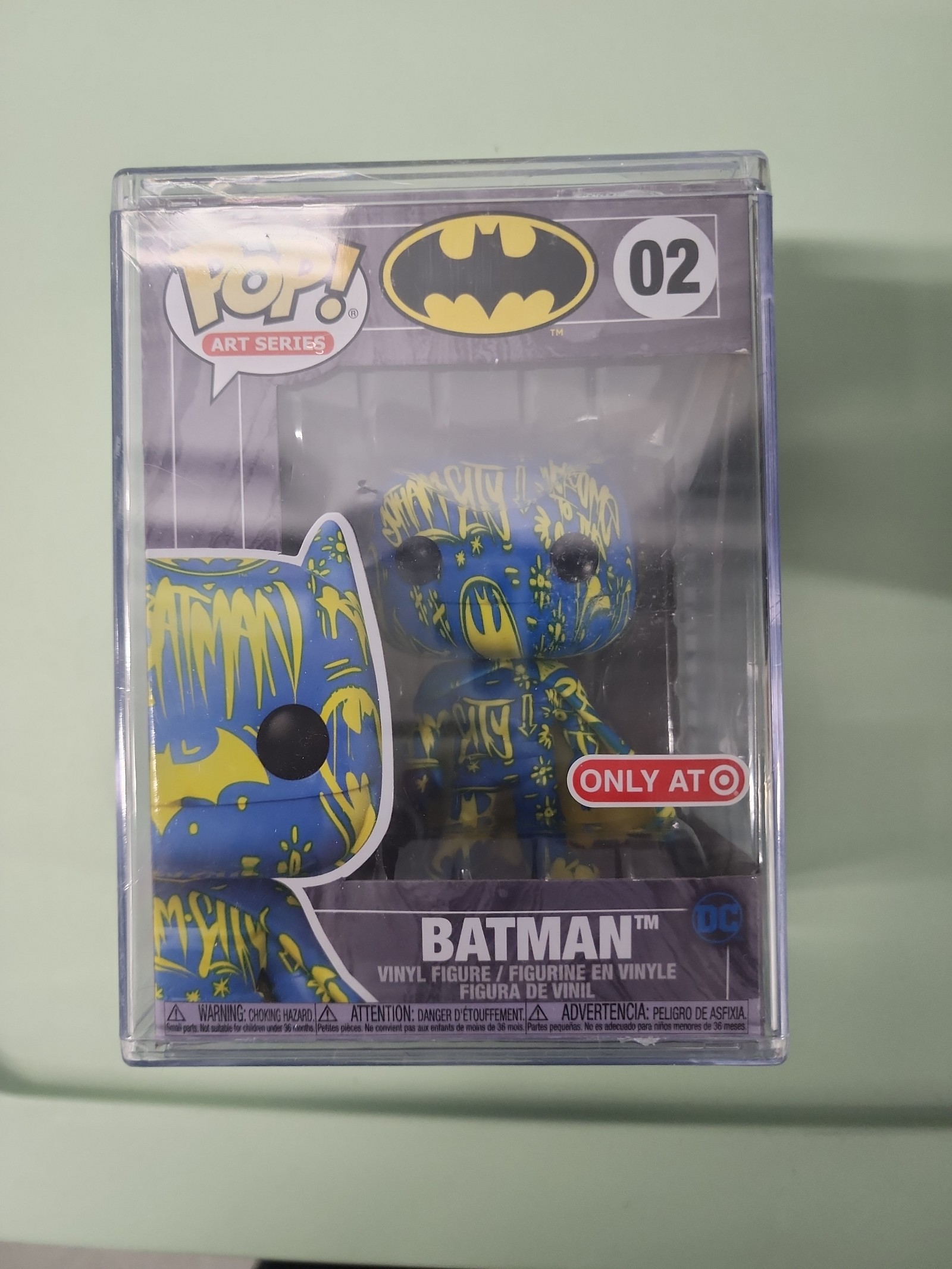 Art Series 02 Batman Funko Pop w Pop Protector