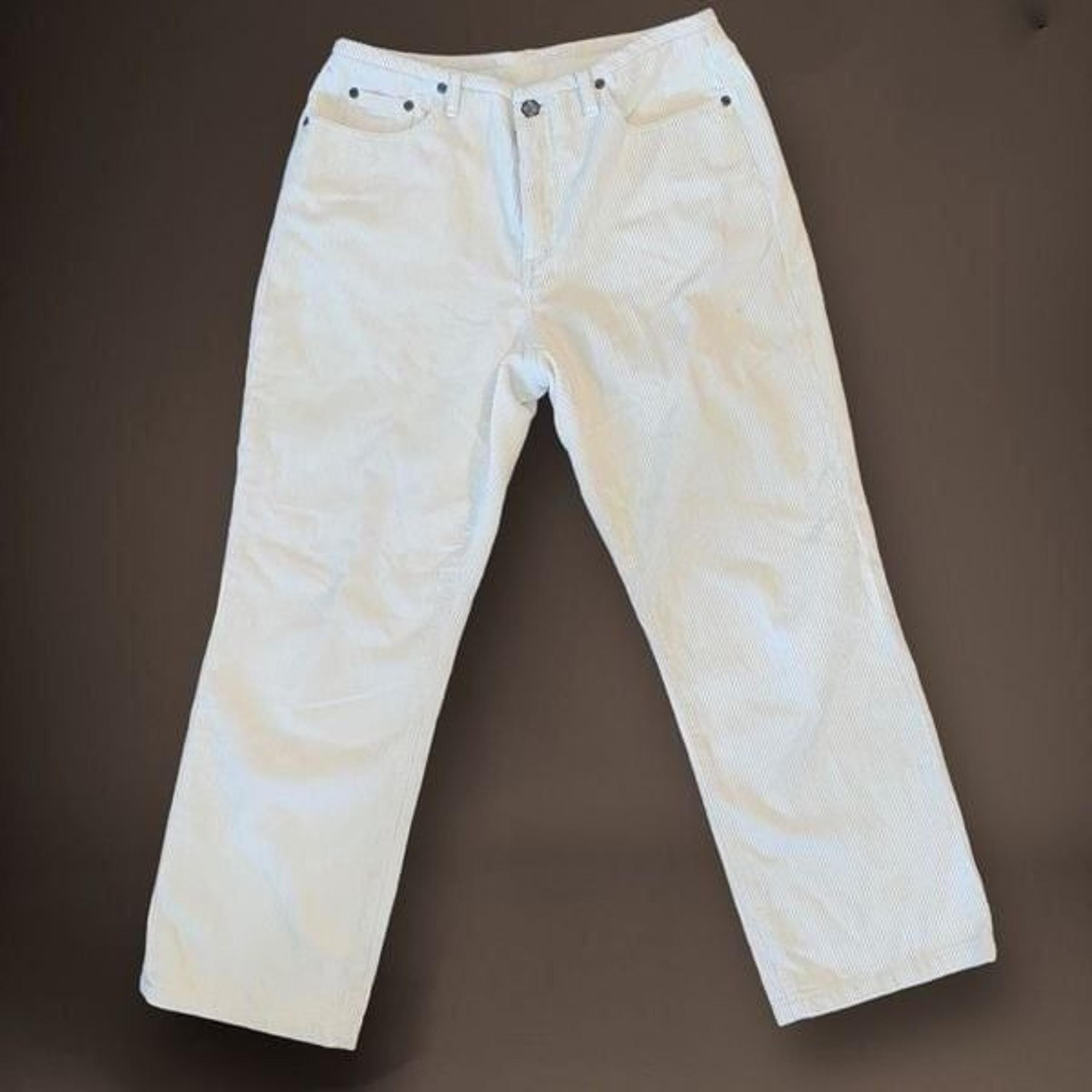Vintage Sigrid Olsen Cream Corduroy Pants