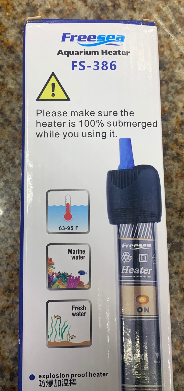 Aguarium heater