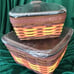 Longaberger Autumn Leaves Weave Large Berry Basket