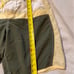 Vintage OP Swim Trunks Green Yellow White Medium