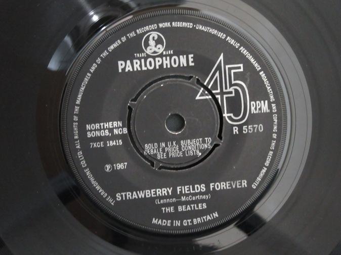 7 Inch ☆ BEATLES ☆ Strawberry Fields Forever U
