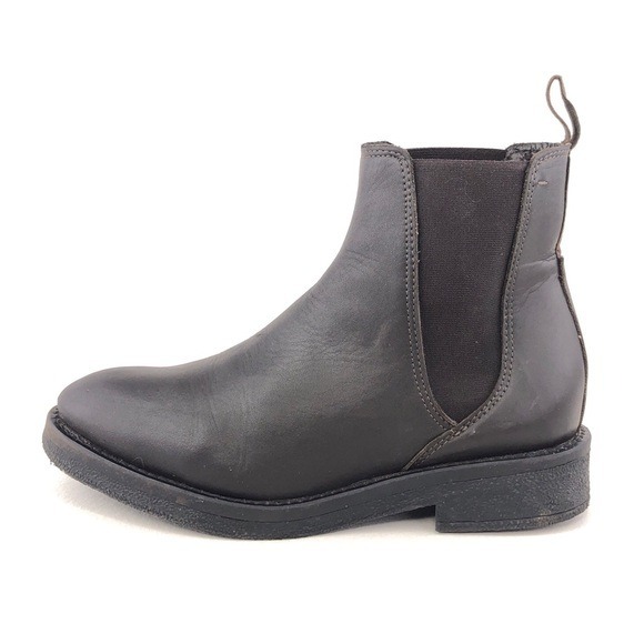 Humanoid Brown Leather Chelsea Ankle Boots EUR 37