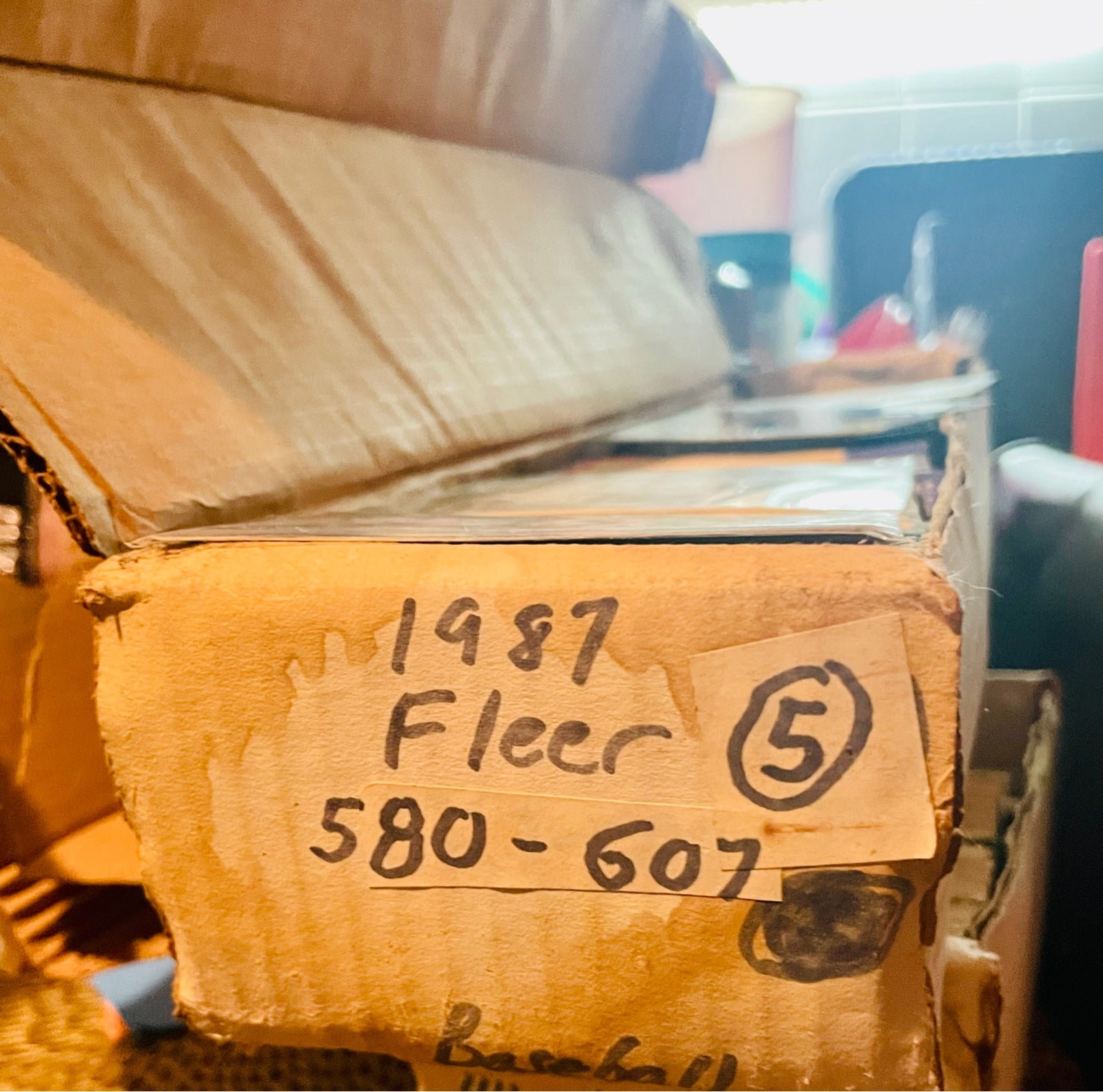 1987 Baseball Feer 580-607 Collection Cards