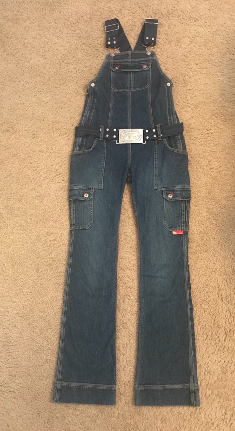 Ecko Red Jeans Overalls Jrs Womens 7 S