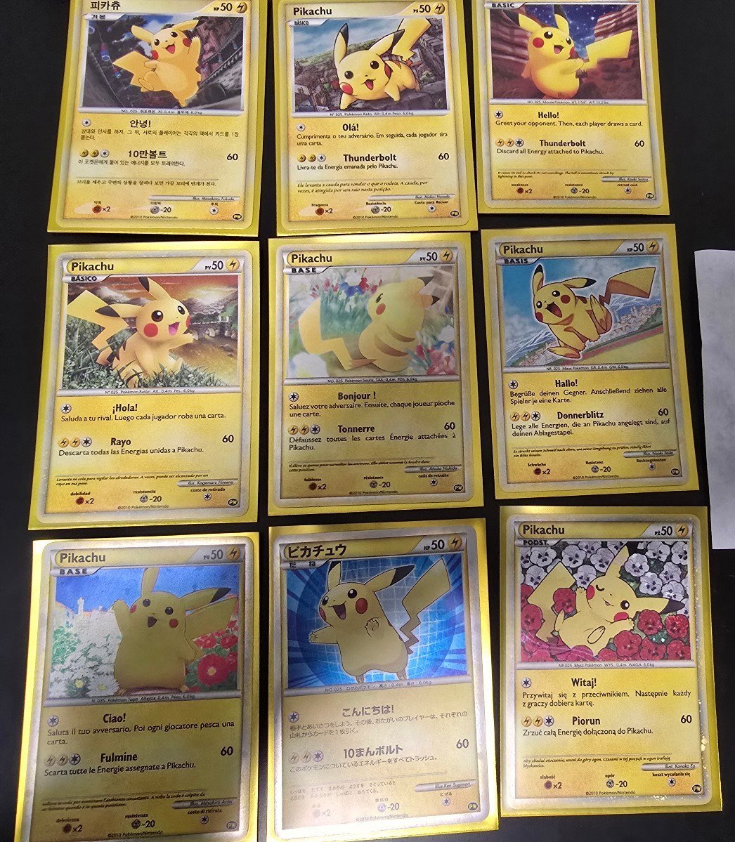 Pokemon pikachu world collection promos English