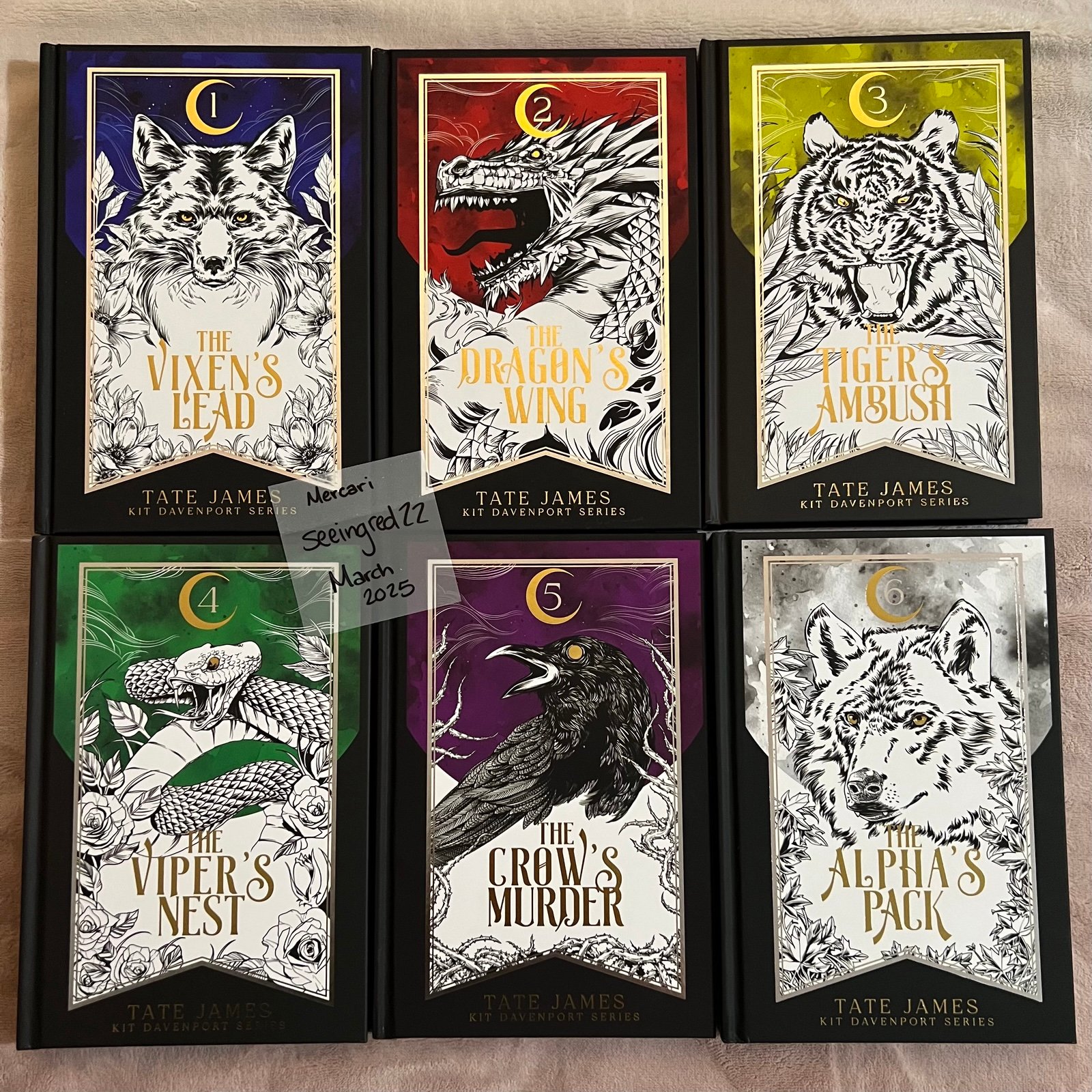 ALL SIGNED Kit Davenport by Tate James (Arcane Society)