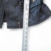 Leather King Vintage Biker Motorcycle Leather Jacket Black Women's M