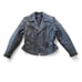 Leather King Vintage Biker Motorcycle Leather Jacket Black Women's M