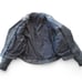 Leather King Vintage Biker Motorcycle Leather Jacket Black Women's M