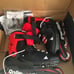 Rollerblade Microblade Adjustable Inline Skates red & black 5-8