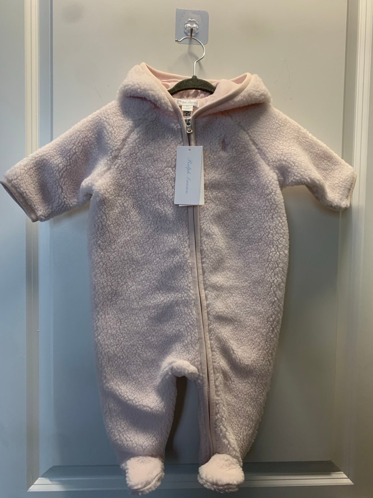 Ralph Lauren Baby Girls Coverall bodysuit Size 6M NWT 135
