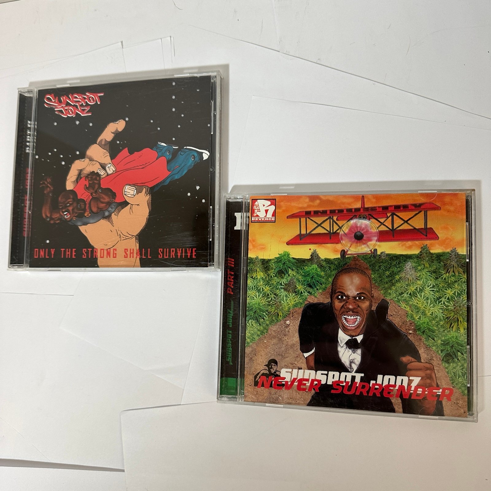 Sunspot Jonz CD Set of 2 - Only The Strong Shall Survive + Never Surrender