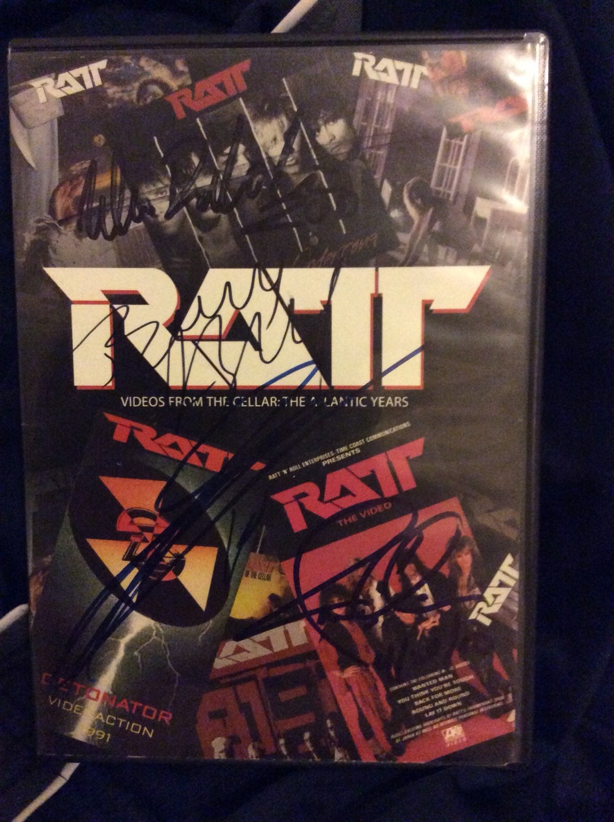 Ratt Music Videos Autographed DVD