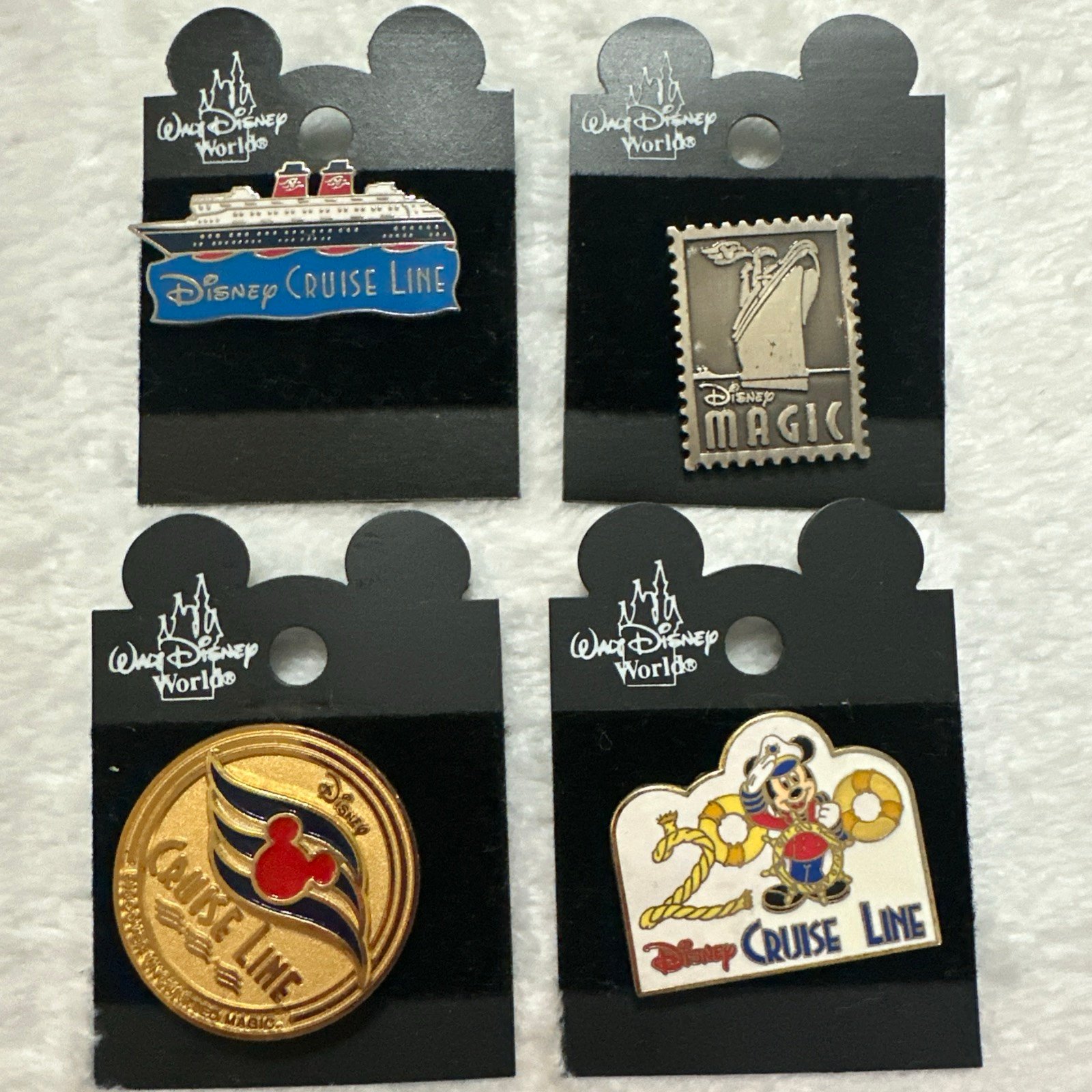 4 disney cruise line trading pins
