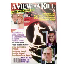 James Bond Duran Duran View To Kill Official Movie Magazine Vintage Walken Moore