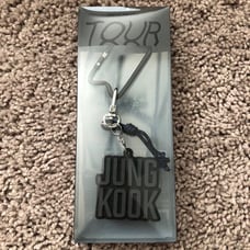BTS Jungkook Initial Keyring MOTS