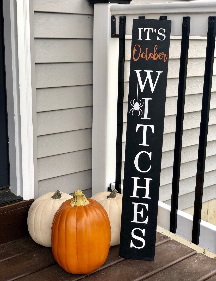 halloween porch sign