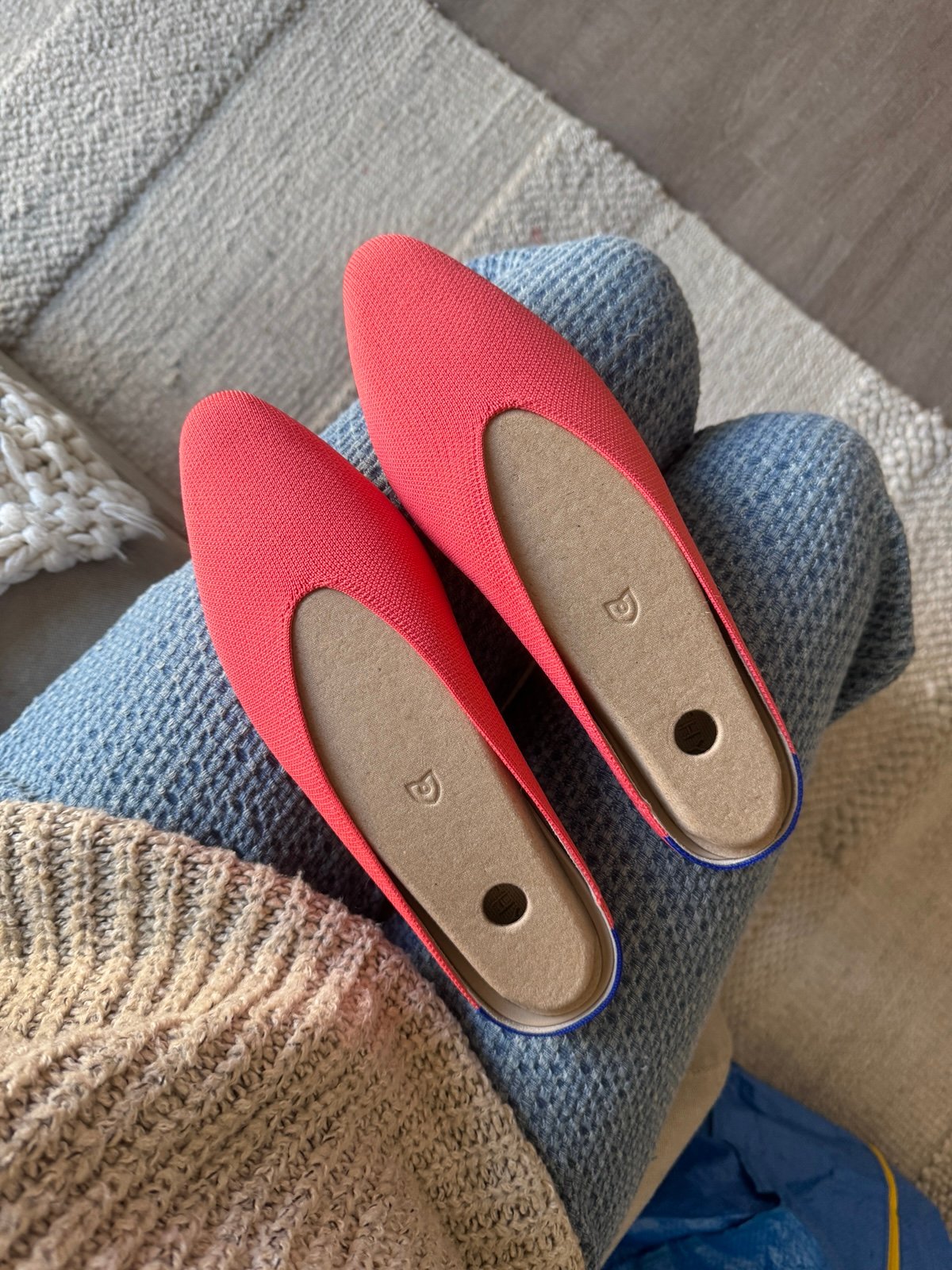 Rothys Demi Almond Mule in Pink