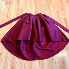 Haute Monde high/low skirt size L NWT