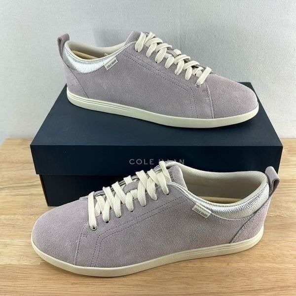 Cole Haan Carly Suede Sneakers- Lilac- Size 8.5 B- NIB