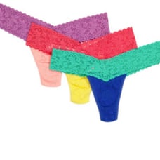 Hanky Panky 3 Pack Of Low Rise Thongs