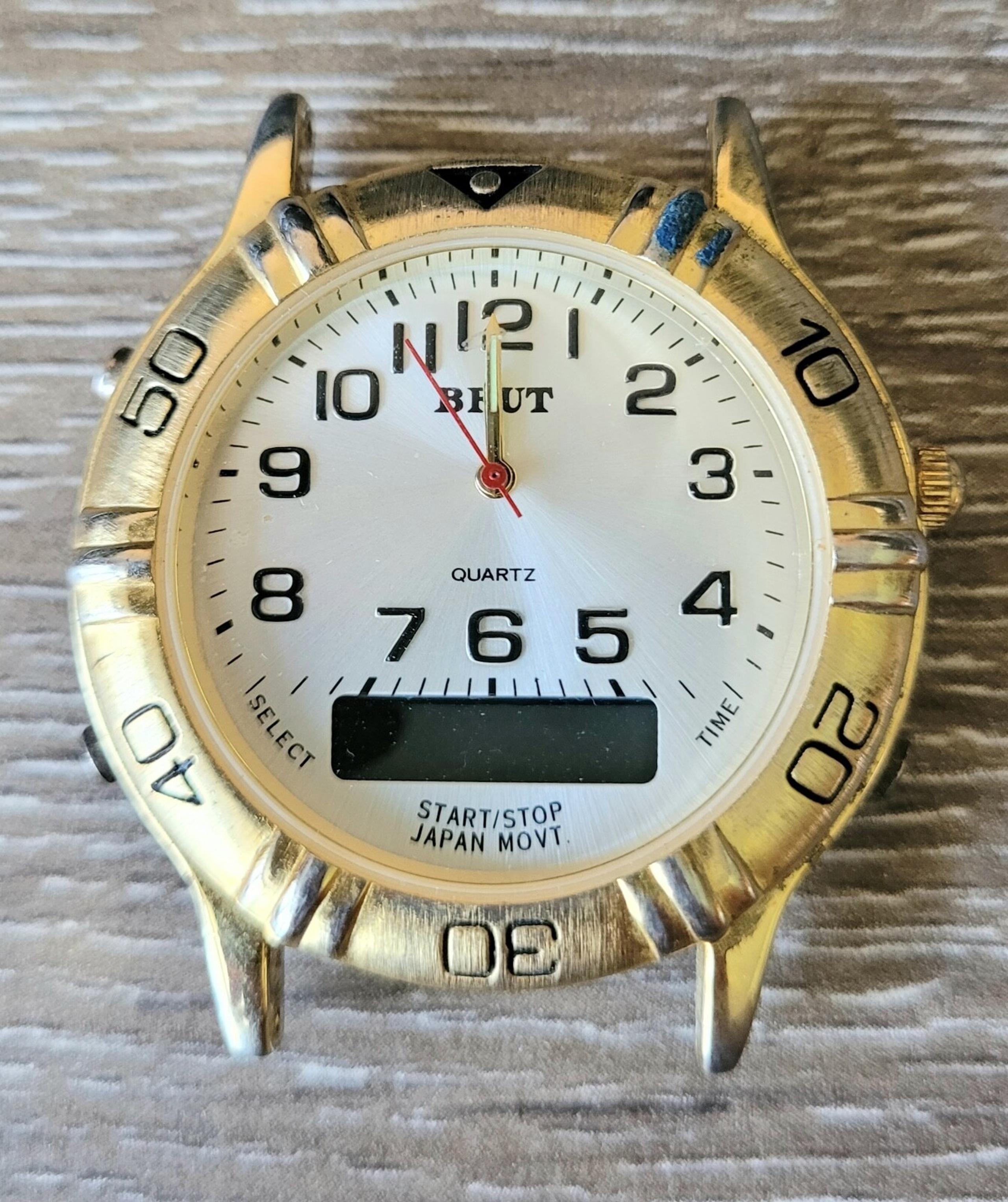 BRUT / Men's Wristwatch / Quartz Japan Movement / Band NOT Included
