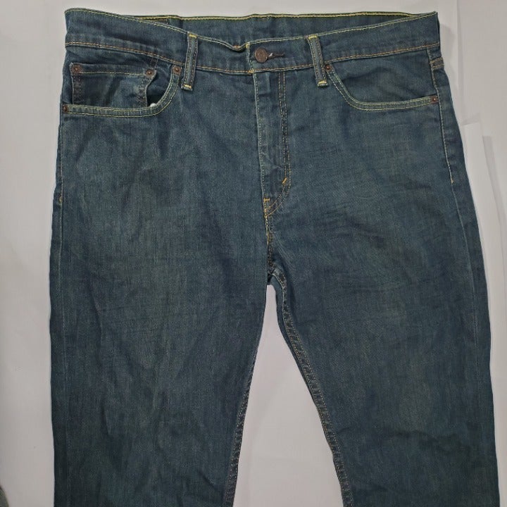 Levi's 511 Slim Fit Jeans Mens 36x32 Dark Wash Denim Blue Jeans