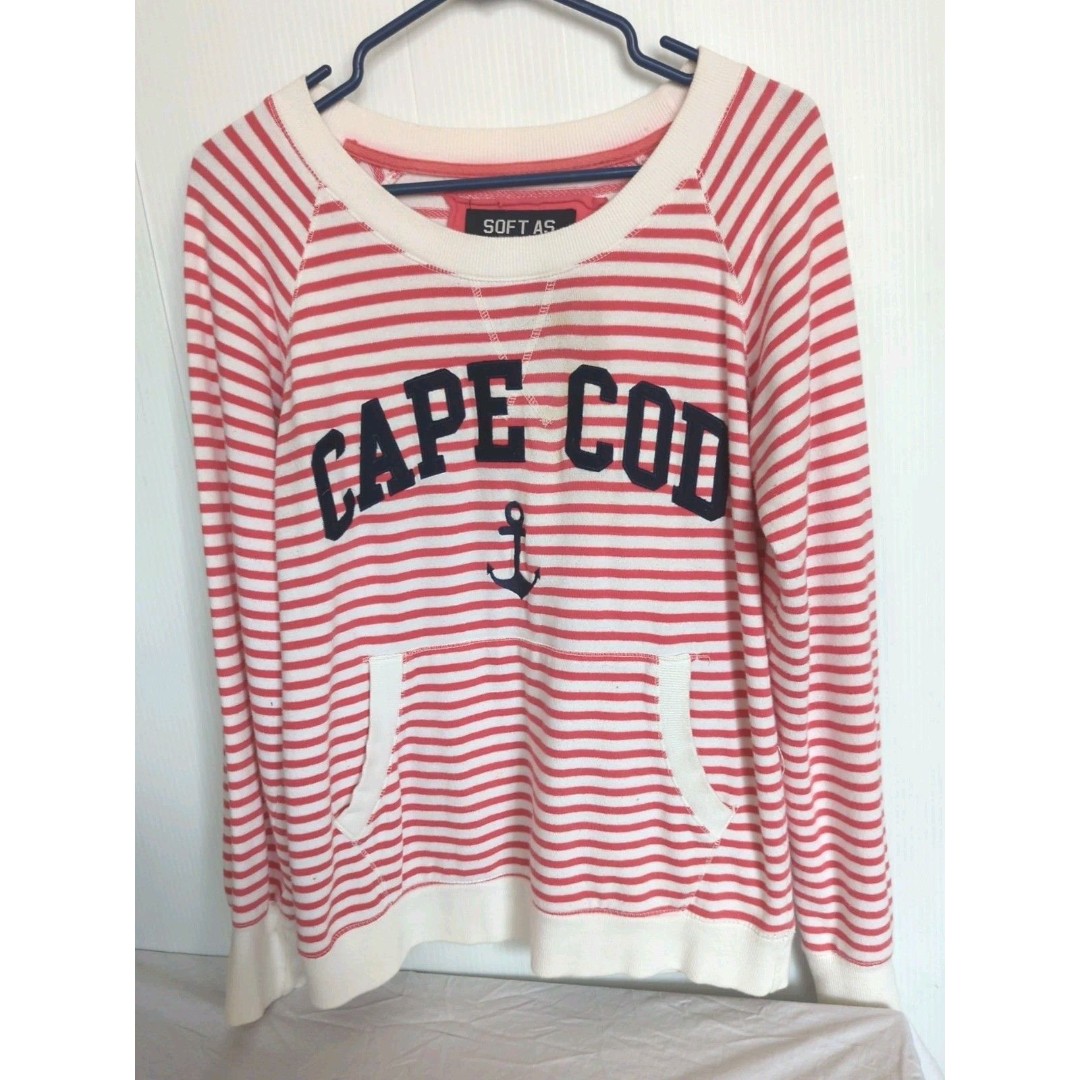 Cape Code Marthas Vineyard Sweatshirt Pullover Womens S Nautical Coastal Resort
