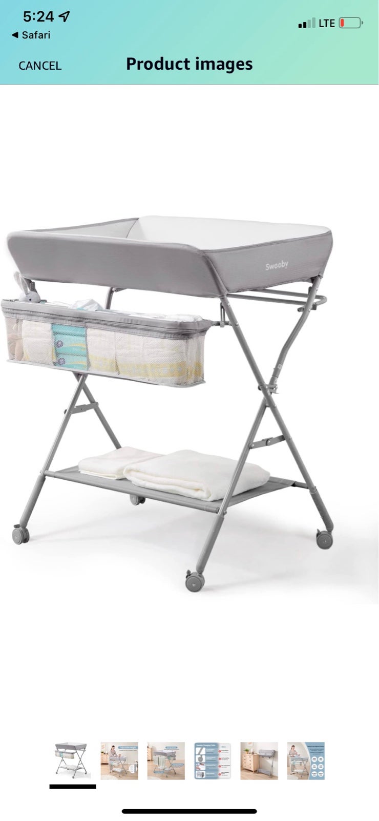 Sweeby Baby Changing Table