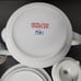 Shafford Japan Heirloom Sampler Patteen Set Teapot Creamer Sugar Cube Dome Dish