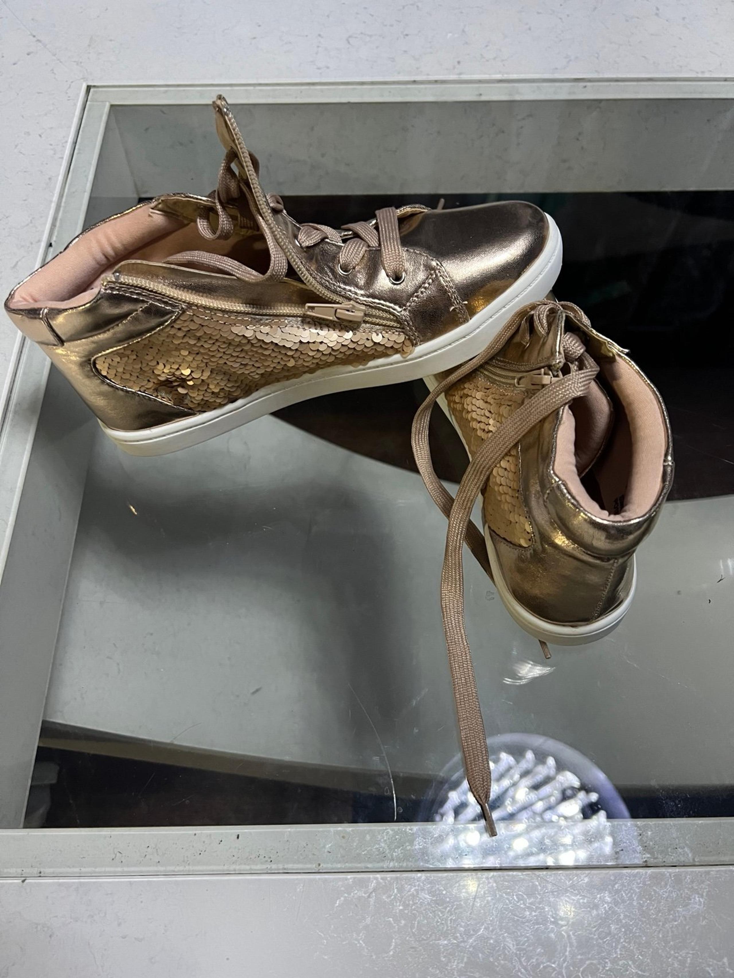 Kids fashion high top sneakers