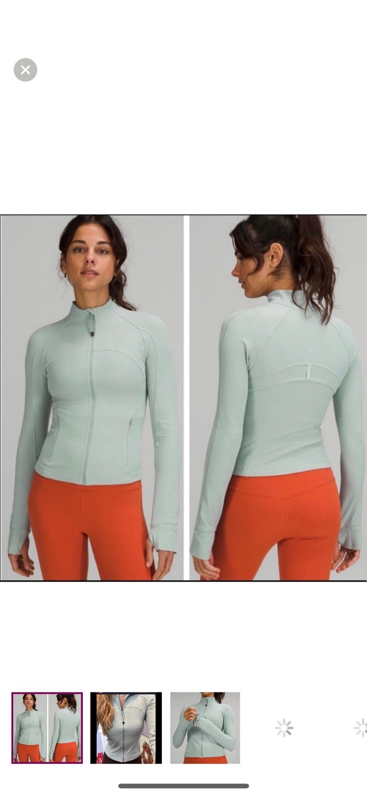 Lululemon Cropped Define Jacket-NWT-Silver Blue-10/12