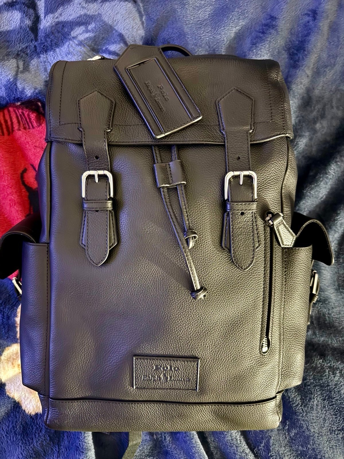 Polo Ralph Lauren Pebble Leather Backpack