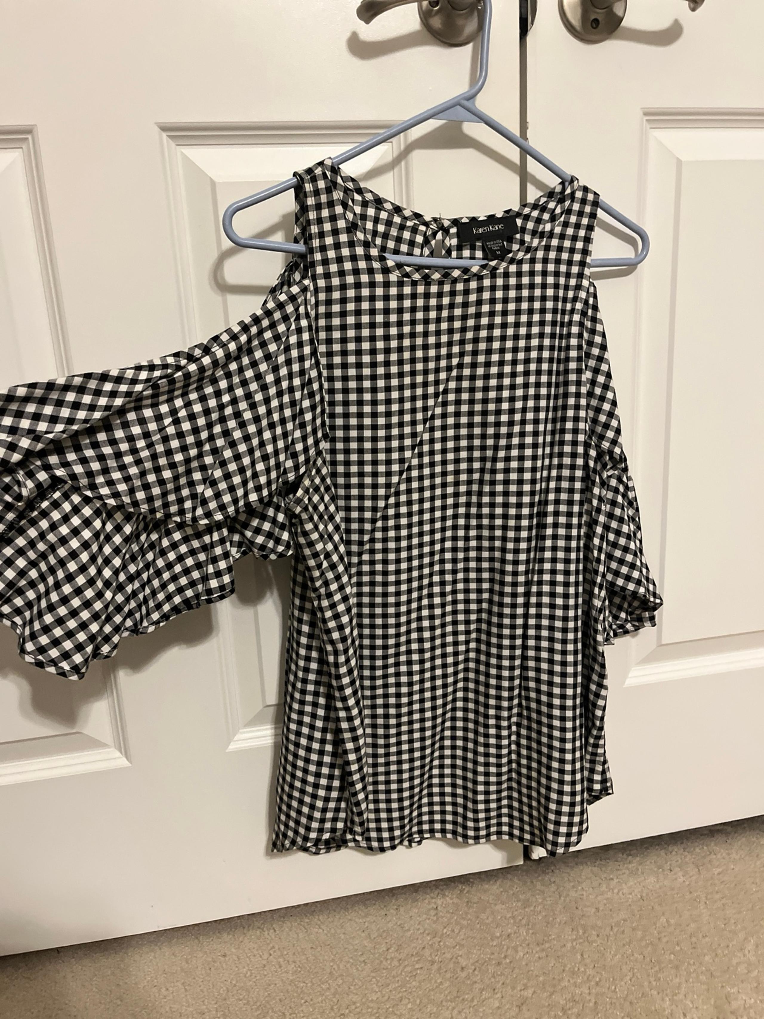 Karen Kane cold shoulder blouse- size medium