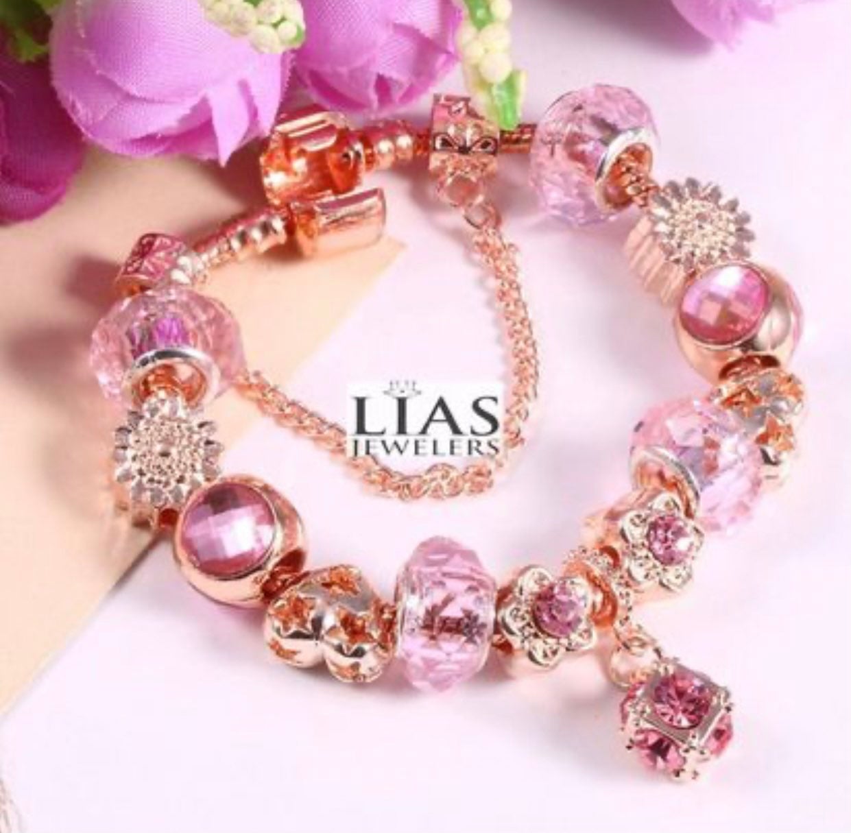 New 18k rose gold bracelet