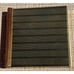 Volupte Vintage Chevron Gold Tone Swinglok Makeup Compact w/ Mirror And Pouch