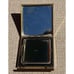 Volupte Vintage Chevron Gold Tone Swinglok Makeup Compact w/ Mirror And Pouch