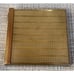 Volupte Vintage Chevron Gold Tone Swinglok Makeup Compact w/ Mirror And Pouch