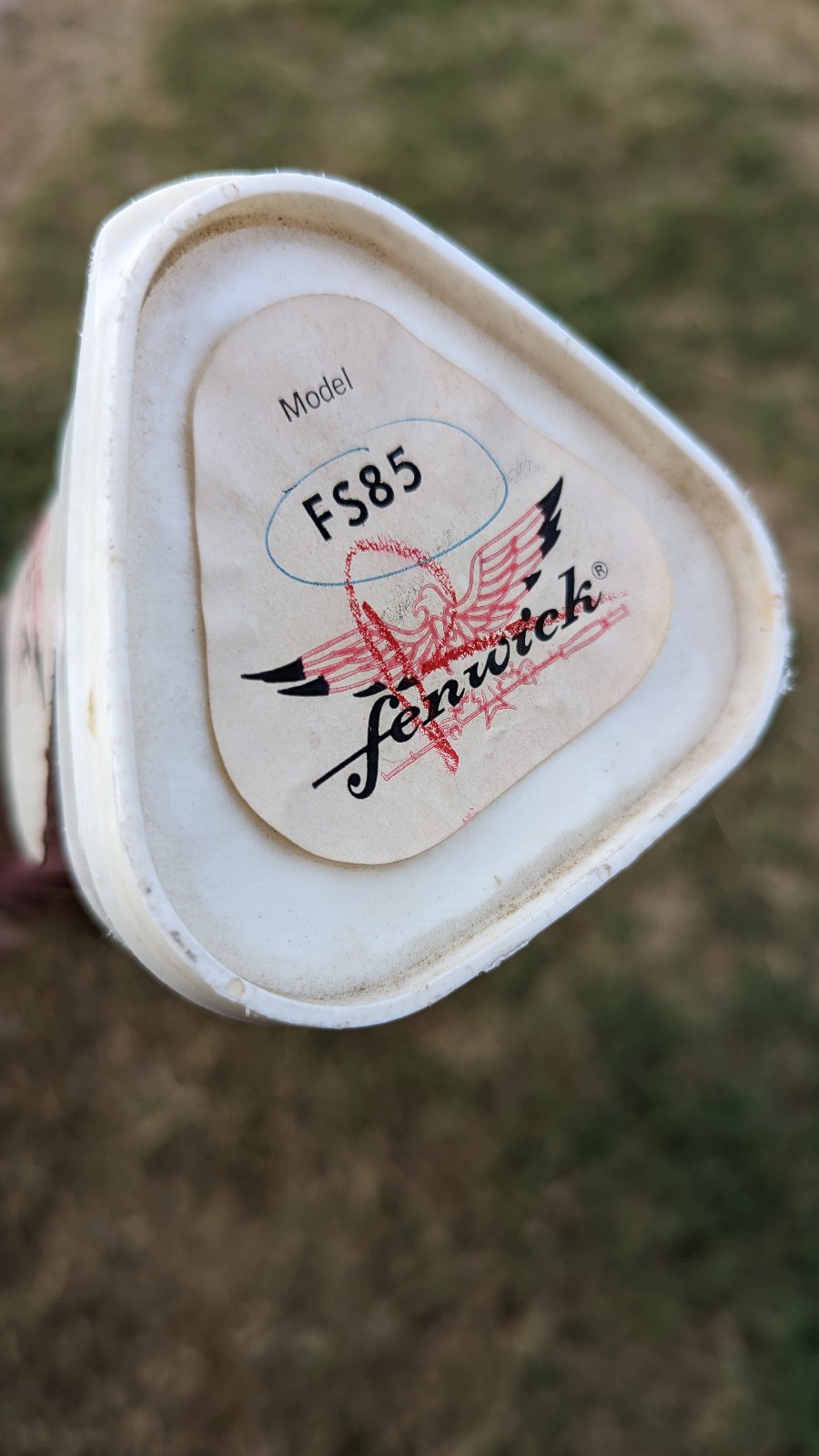 Vintage Fenwick FS85 Feralite Spinning Rod - Case - Sock N.O.S