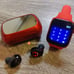 Smart Watch Heart Rate Monitor Bluetooth Call + Wireless Earbuds Earphone