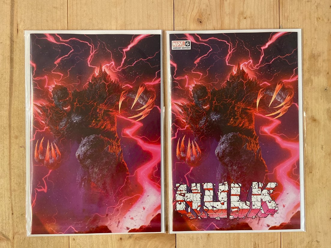 HULK #6 RAHZZAH EXCLUSIVE TRADE DRESS + VIRGIN VARIANT SET 1ST APP TITAN NM!