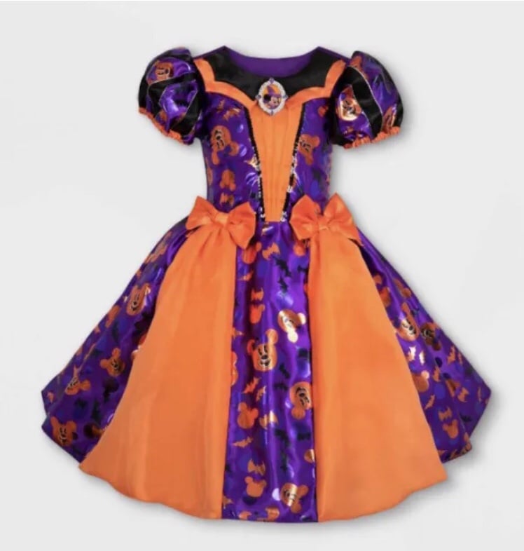 Disney Store Parks Minnie Mouse Witch Costume Dress Up NWT Girls 5-6 Halloween